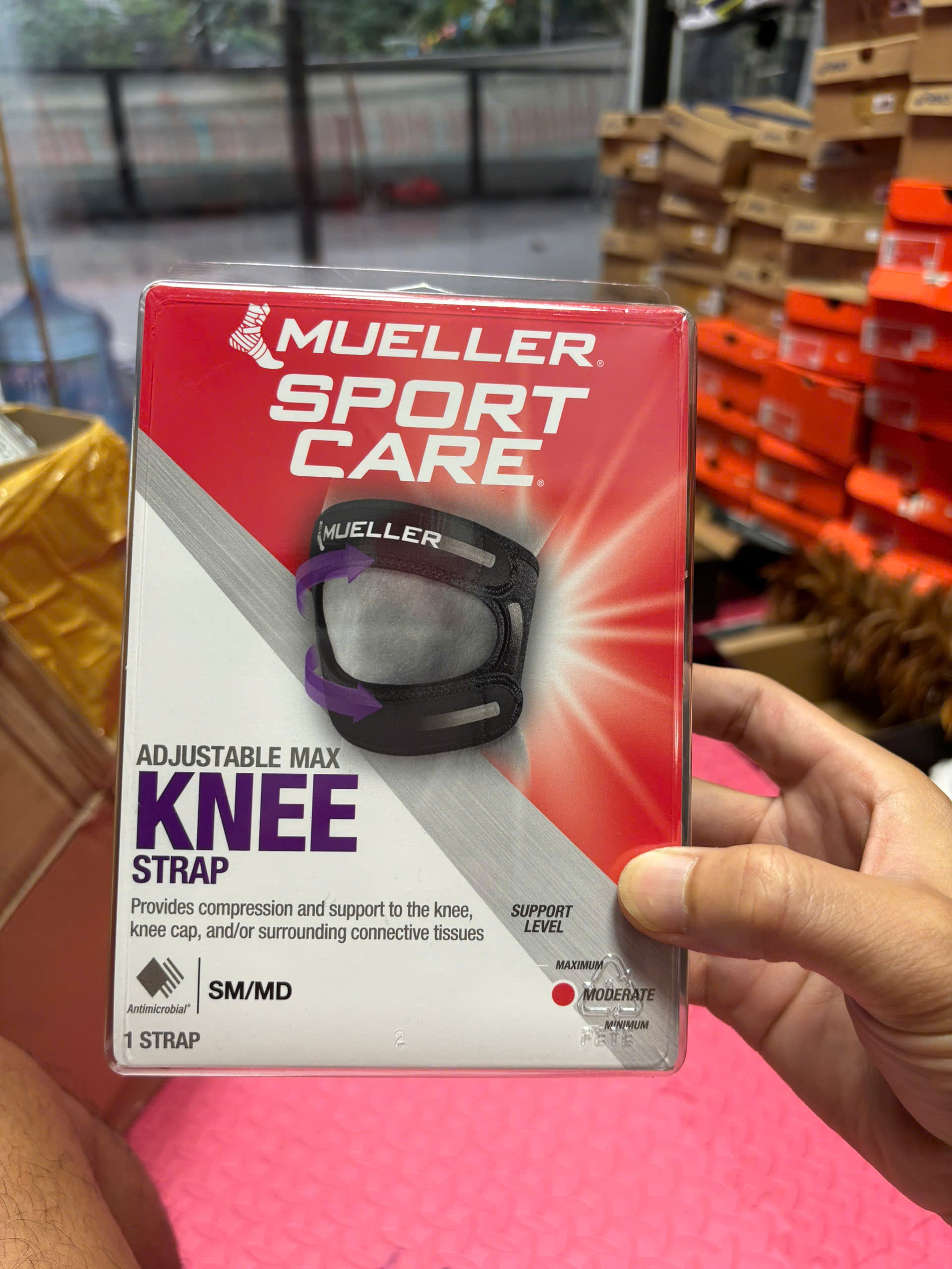 Bó gối Mueller max knee strap one size fits most 6479 - 1