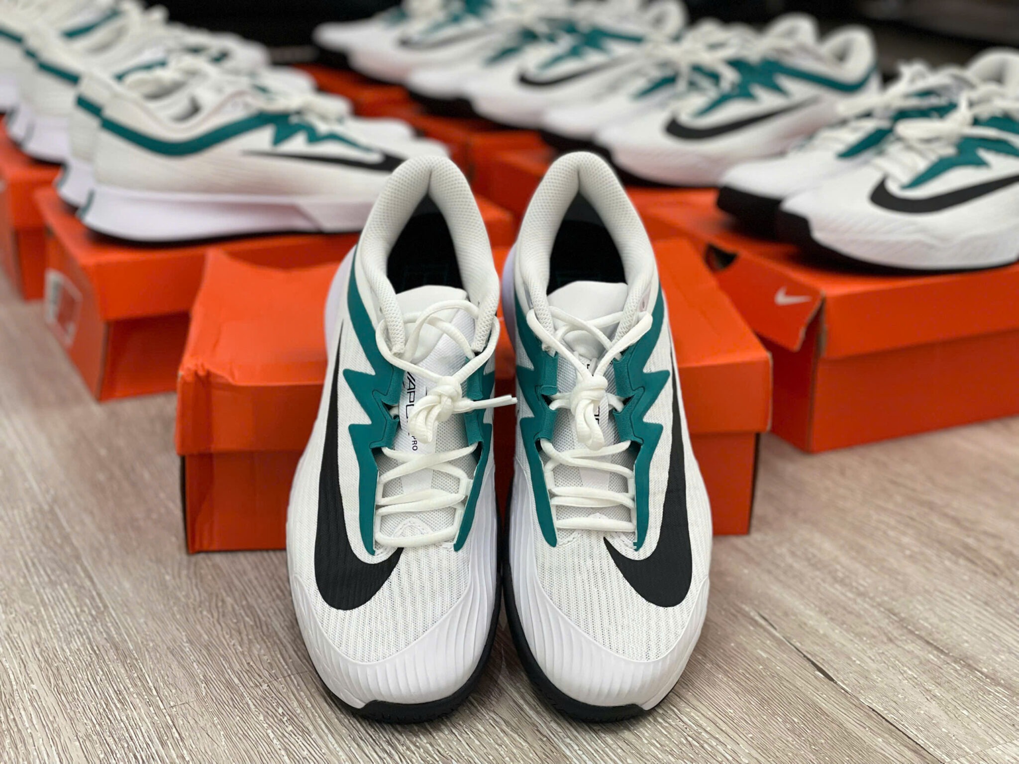 Giày Nike Vapor Pro 3 HC ‘White/Radiant Emerald’ FZ2161-104 - Ảnh 8