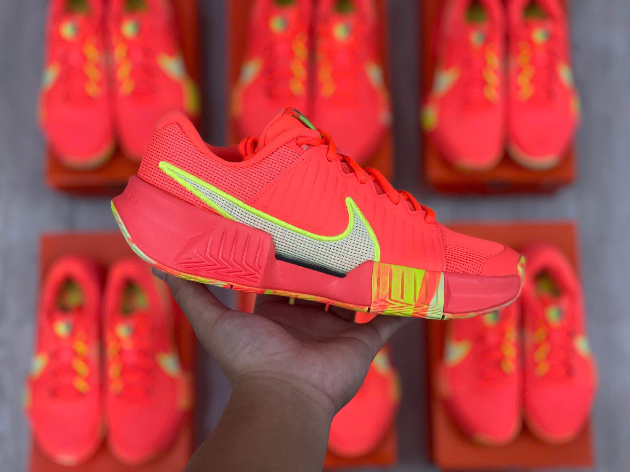 Giày Tennis/Pickleball Nike Zoom Challenge ‘Hyper Orange’ FQ4155-800 - Ảnh 3