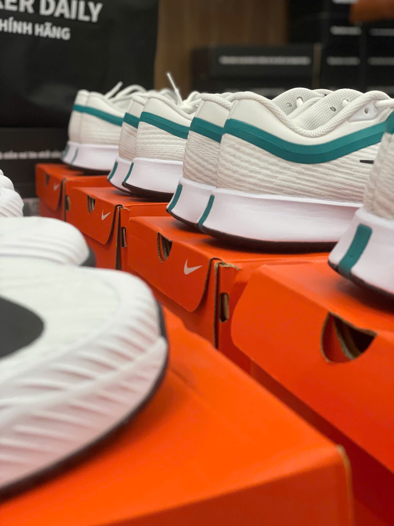 Giày Nike Vapor Pro 3 HC ‘White/Radiant Emerald’ FZ2161-104 - Ảnh 11