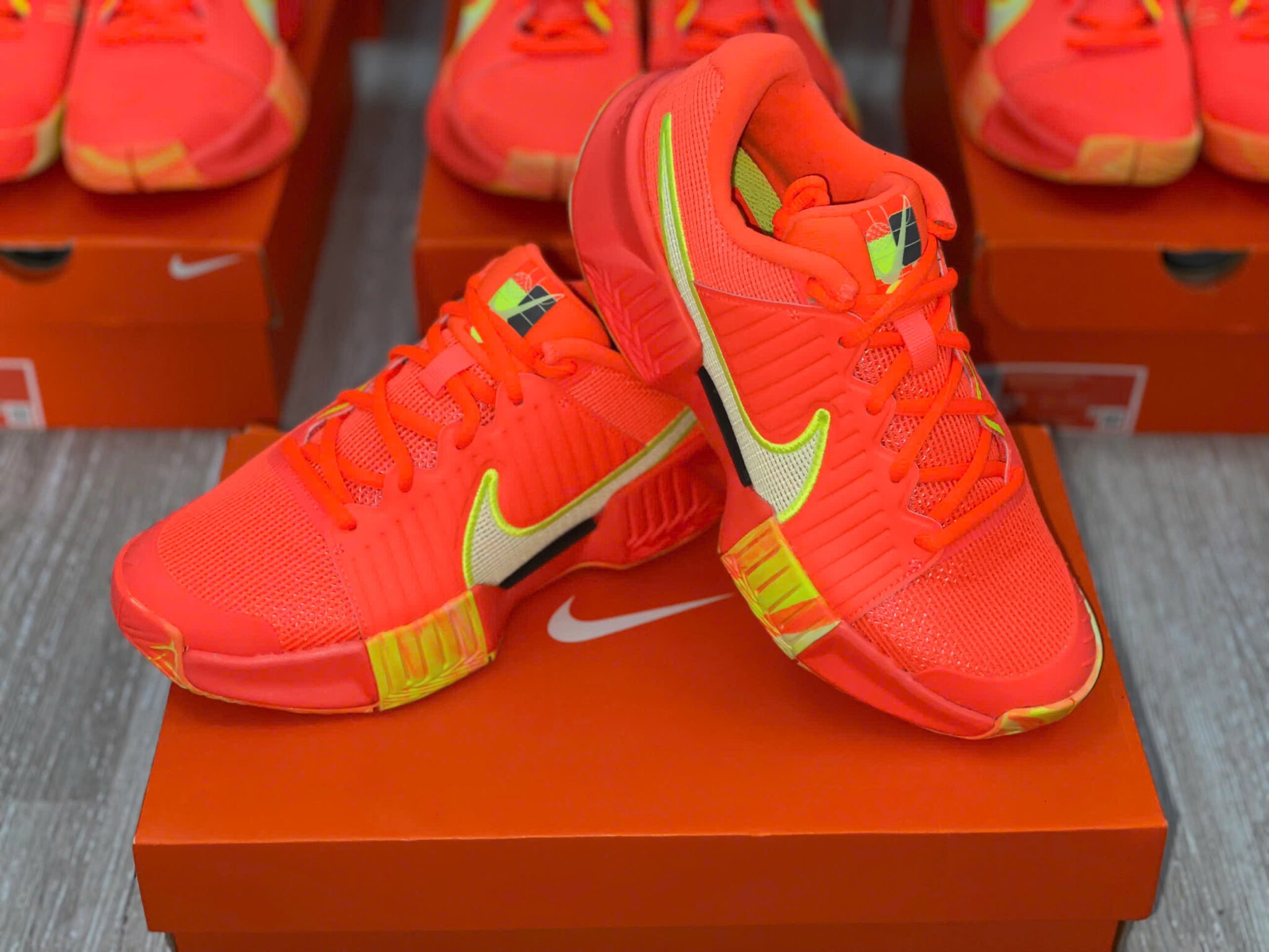 Giày Tennis/Pickleball Nike Zoom Challenge ‘Hyper Orange’ FQ4155-800 - Ảnh 4