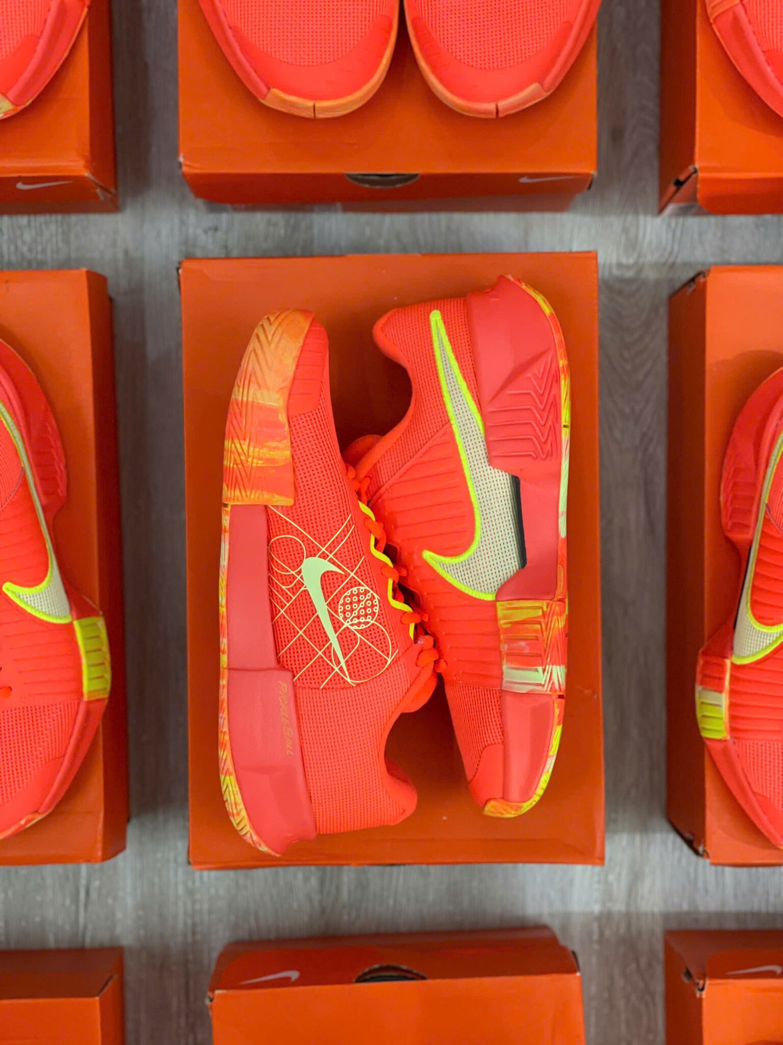 Giày Tennis/Pickleball Nike Zoom Challenge ‘Hyper Orange’ FQ4155-800 - Ảnh 10